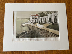 Pergola, Hastings & Benedict Houses, Indian Harbor, Greenwich, CT, 1897, Original Color Lithograph