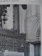Calvary Church, Pittsburgh PA, 1911. Cram, Goodhue & Ferguson. Lithograph
