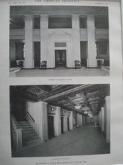 Boatman's Bank: Banking Room & Corridor, St. Louis, MO, 1915. Eames & Young