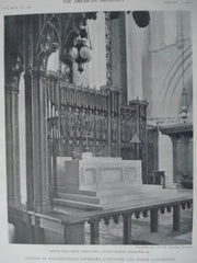 Calvary Church, Pittsburgh PA, 1911. Cram, Goodhue & Ferguson. Lithograph