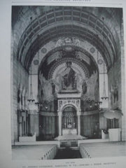 The Apse: St. Joseph's Cathedral, Wheeling WV, 1927. Edward J. Weber