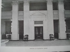 Boatman's Bank Building, Entrance & Banking Room, St. Louis MO, 1915. Eames & Young