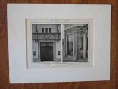 Garden Pier, Details, Atlantic City, NJ, Simon & Bassett, 1914, Lithograph