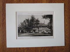 C.E. Grover, Esq. House, Cleveland, OH, Meade & Hamilton, 1923, Lithograph