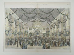 Evening Gala, National Museum, Washington, DC, 1881, Original Plan