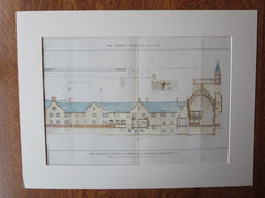 Graduate College, Princeton, Princeton, NJ, 1911, Original Plan. Cram/Goodhue/Fe