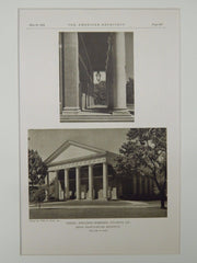 Chapel, Spelman Seminary, Atlanta, GA, 1928, Lithograph