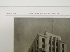 Architects' Building, Los Angeles, CA, 1928, Lithograph