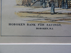 Hoboken Bank for Savings, NJ, 1890, N. LeBrun & Sons, Architects, Original