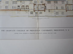 Graduate College, Princeton, Princeton, NJ, 1911, Original Plan. Cram/Goodhue/Fe