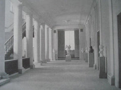 Corridor & Stairway: Museum of Fine-Arts, Minneapolis MN, 1915. McKim, Mead & White