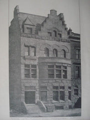 House of H. Murdock Esq., Brooklyn NY, 1889. G. P. H. Gilbert. Photo