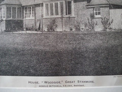 "Woodside" in Great Stanmore, England, 1895. Arnold Mitchell. Photo