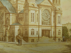 Church of the Sacred Heart, Dayton, OH, 1887, Original Plan