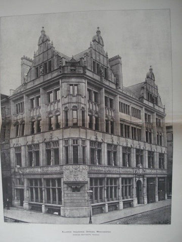 Alliance Insurance Offices, Manchester, England, 1897. Charles Heathcote. Photo