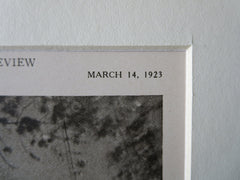 Tenafly High School, Portico, Tenafly, NJ, Ernest Sibley, 1923, Lithograph