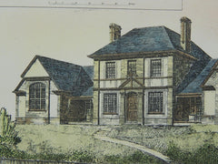 The Buchanan Cottage Hospital, St. Leonard's-on-Sea,Hastings, UK, 1881, Original Plan.