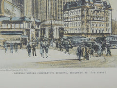 General Motors Corporation Building, Broadway & 57th, New York, NY, 1929, Original Plan.