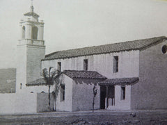 Amanda Anderson McCarthy Memorial Chapel, Carthay Center, Los Angeles ,CA, 1924, Lithograph. Alfred Eichler.