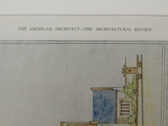 Winning Design, Theater at Princeton University, Princeton, NJ, 1924, Original Plan. D.K.E. Fisher, Jr.