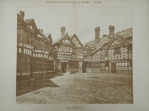 Bedston Court, Birkenhead, England, 1895, Original Plan. Grayson & Ould.
