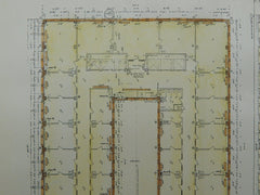 Plans: Mecklenburgh Real Estate Co. Building, Nashville TN, 1907.  Carpenter & Blair
