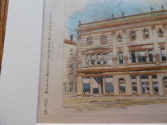 Building for the Providence Telephone Co. Providence, RI, 1893, Original Plan. Stone, Carpenter, & Wilson.