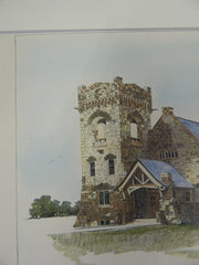 Congregational Church, Maple Hill, Kansas, 1903, Original Plan. Root & Siemens.