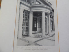 Alpha Tau Omega Fraternity House, Berkeley, CA, 1918, Lithograph. William C. Hays.