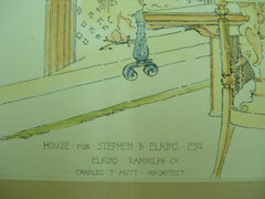 House for Stephen B. Elkins , Elkins, WV, 1891, Charles T. Mott