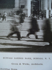 Buffalo Savings Bank & the State Bank, Albany, NY, 1907, Green & Wicks