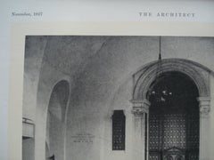 Auditorium of the Second Church of Christ, Scientist , Germantown, PA, 1927, Charles Z. Klauder