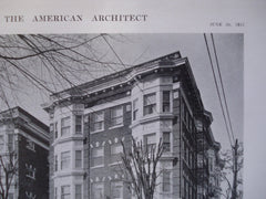 Brown Apartments , Portland, OR, 1915, Messrs. Claussen & Claussen