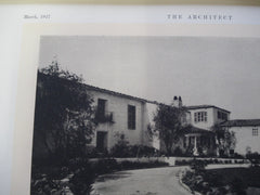 House of Mr. Milton Baruch, Los Angeles, CA, 1927, Gordon B. Kaufmann