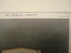 Prize-Winning Design for the Newark Memorial Building Competition , Newark, NJ, 1916, McKim, Mead & White
