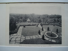 Belvedere from the Terrace in the Residence of Grovenor Farwell, Esq., Stamford, CT, 1930, Butler & Provoost