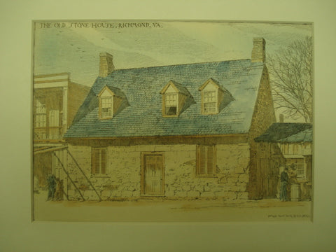 Old Stone House , Richmond, VA, 1890, D. A. Gregg