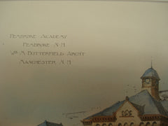 Pembroke Academy , Pembroke, NH, 1896, Wm. M. Butterfield