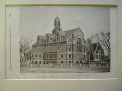 Hemenway Gymnasium for Harvard College, Cambridge, MA, 1880, Peabody & Stearns