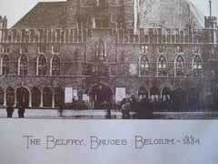 Belfry in Bruges, Bruges, Belgium, EUR, 1885, Unknown
