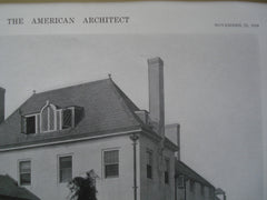 House of E.E. Bartlett,ESQ, Amagansett, L.I., NY. 1916. W.L. Bottomley. Original Photograph