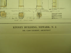 Kinney Building , Newark, NJ, 1913, Cass Gilbert