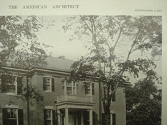 House of A. P. Champlin, Esq., Porland, ME, 1913, John Calvin Stevens and John Howard Stevens
