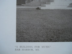 Building for Music , Bar Harbor, ME, 1910, Guy Lowell