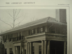 House of B. D. Watkins, Esq., Druid Hills, Atlanta, GA, 1913, Messrs. Hentz & Reid