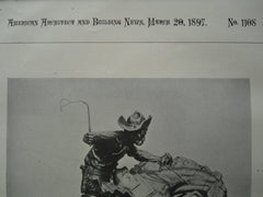 Broncho Buster, 1897, Frederick Remington, [Sculptor]
