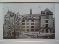 Public School No. 165, 109th Street, near Amsterdam Avenue, New York, NY, 1908, C.B.J. Snyder