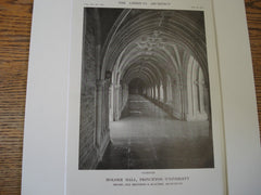 Cloister, Holder Hall, Princeton University, Princeton, NJ, 1913, Day Brothers & Klauder