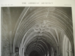 Cloister, Holder Hall, Princeton University, Princeton, NJ, 1913, Day Brothers & Klauder