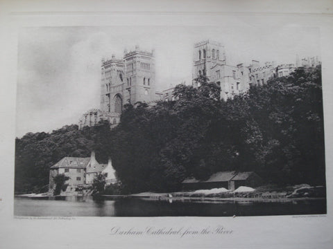 Durham Cathedral, from the River , Durham, England, UK, 1886